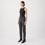 Zoe High Straight Jean - Ink