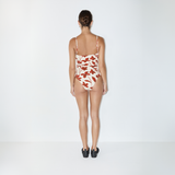 Gathered One Piece - Ruby Floral
