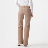 Effie Mid Flare Jean - Mushroom