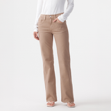 Effie Mid Flare Jean - Mushroom