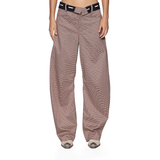 Barrel Trouser - Flip Houndstooth