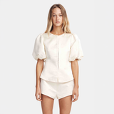 Pellegrino Top - Pearl