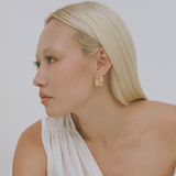 Baby Cushion Earrings - Gold