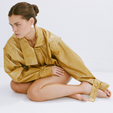 Baby Cushion Earrings - White Gold