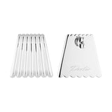 Baby Caterpillar Earrings - Silver