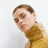 Dina Hoops - White Gold