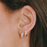 Heirloom Huggies - Silver / Clear