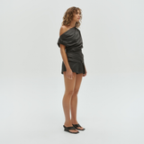 Pallas Top - Grey Pinstripe