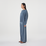 Pippa Long Sleeve Tee - Storm & Cream