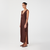 Poppy Maxi Dress - Chocolate