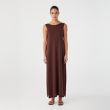 Poppy Maxi Dress - Chocolate