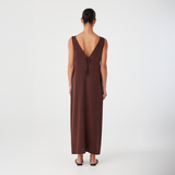 Poppy Maxi Dress - Chocolate