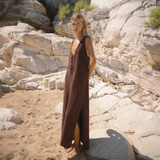 Poppy Maxi Dress - Chocolate
