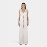 Rey Satin Vest - Ivory