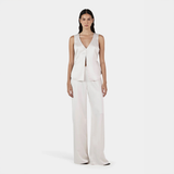 Rey Satin Vest - Ivory