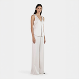 Rey Satin Vest - Ivory