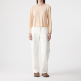 Rachel Mid Boyfriend Jean - Bone