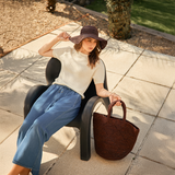 Santorini Bucket Bag - Chocolate