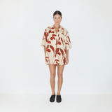 Cotton Shirt - Ruby Floral