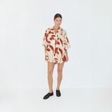Cotton Shirt - Ruby Floral