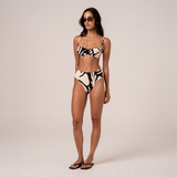 Ruched Soft Cup Bralette Top - Botanica