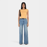 Sago Draped Top - Mango