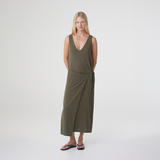 Sarina Wrap Maxi Dress
