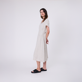 Seville Linen Dress - Natural