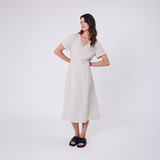Seville Linen Dress - Natural
