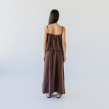 Silky Maxi Skirt - Earth