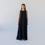 Silky Maxi Dress - Black
