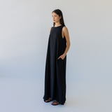 Silky Maxi Dress - Black