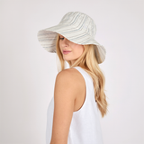 Soleil Linen Hat - Coastal Stripe