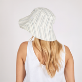 Soleil Linen Hat - Coastal Stripe