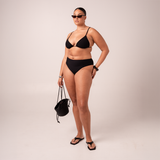 Splice Mid Rise Bottom - Black