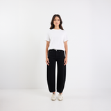 Street Ivory Crew Neck Boxy Tee