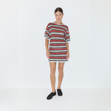 T-Shirt Knit Dress - Bold Stripe