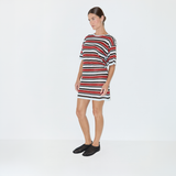 T-Shirt Knit Dress - Bold Stripe