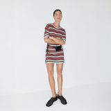 T-Shirt Knit Dress - Bold Stripe