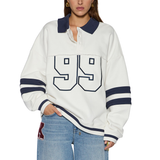 99 Boyfriend Polo Sweatshirt
