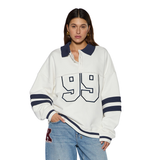 99 Boyfriend Polo Sweatshirt