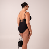 Thin Strap One Piece - Black