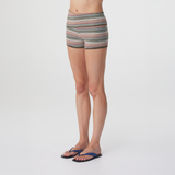 Tove Short - Olive Stripe