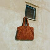Towelling Beach Bag - Kin Clay