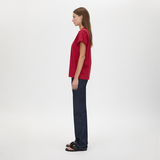 Maren Logo Roll Sleeve Tee
