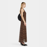 Elle Dress - Tan Python